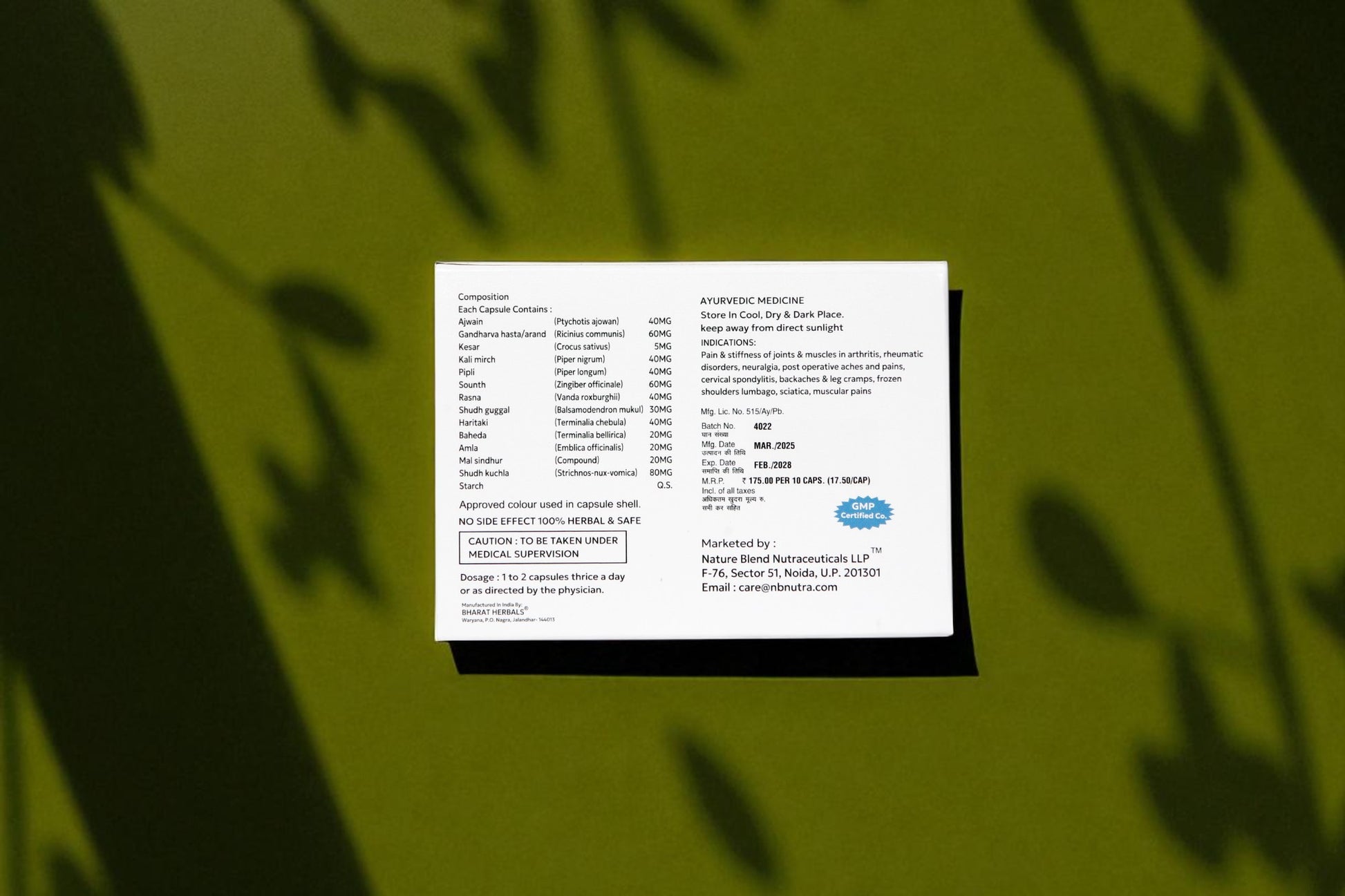 Ortho Relief Remedy Capsule